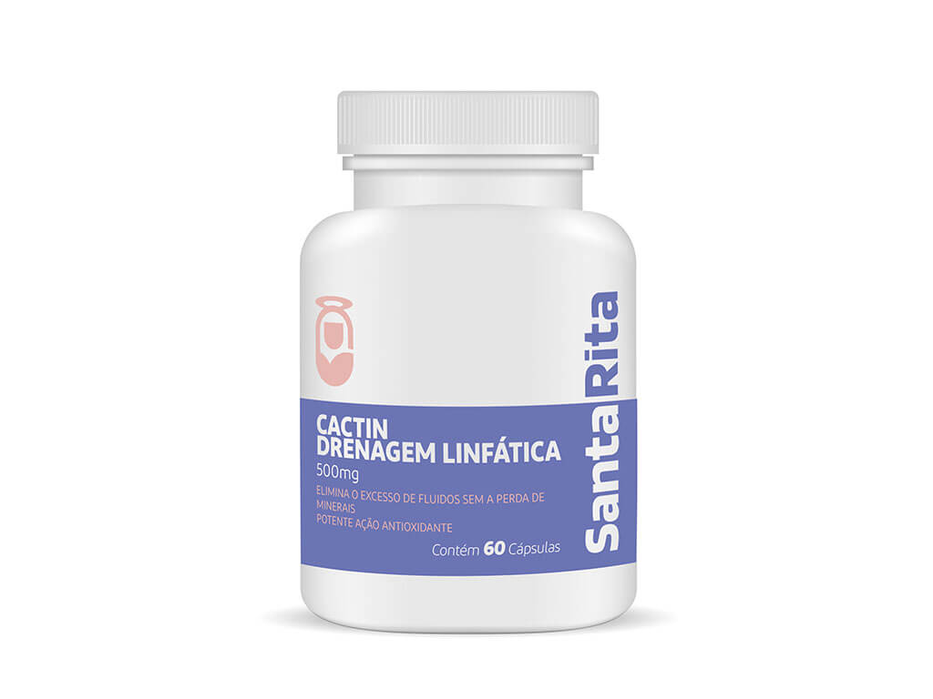 CACTIN - DRENAGEM LINFÁTICA 500mg