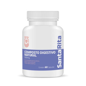 Embalagem de digestivo natural com 60 capsulas