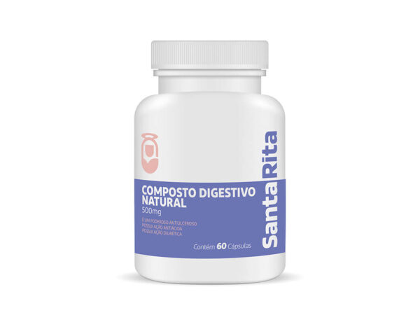 Embalagem de digestivo natural com 60 capsulas